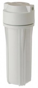 10” x 2.5” White, 1/4” in/out, Double O-Ring, AS 3497