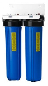 PENTAIR Twin Wholehouse System no Cartridge
