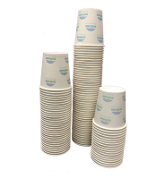 Paper cups, 170ml, box of 1000. 