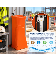 Hi-Vis Orange RM 33 Series Bubbler, Glass Filler and 5 Micron Carbon Filter